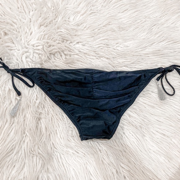 Xhilaration black bikini bottom XL NWT - Picture 2 of 3